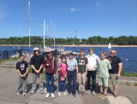 Плавательная практика юных моряков
